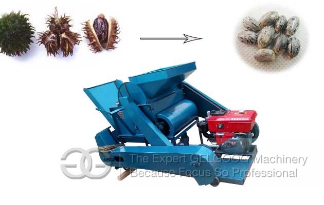 castor bean shelling machine